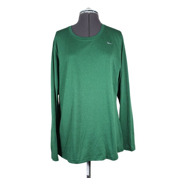 Nike Dri-Fit Legend women's long sleeve‎ crew neck running training top L - Picture 1 of 11
